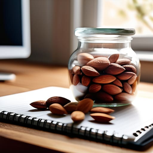Healthy snacking with The Almond Strategy.