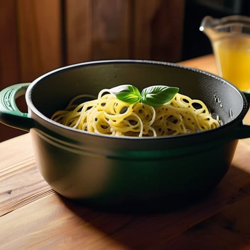 Cooking The One-Pot Pesto Pasta.