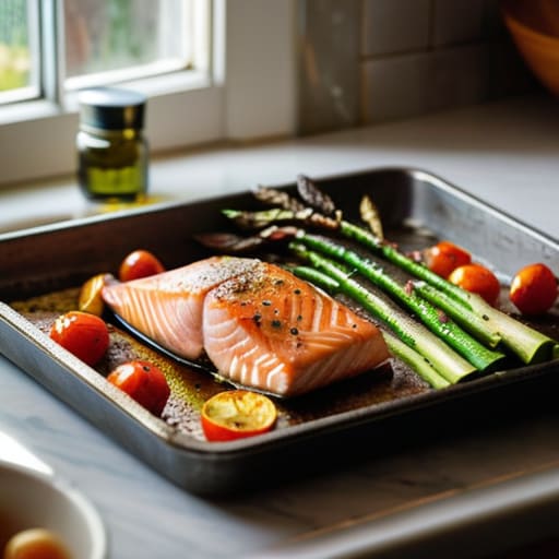 Easy meal with The Sheet Pan Savior.