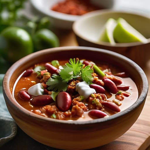 Nutritious One-Pot Turkey Chili in a bowl.