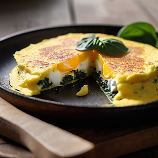 The Egg White Scramble Upgrade with spinach.