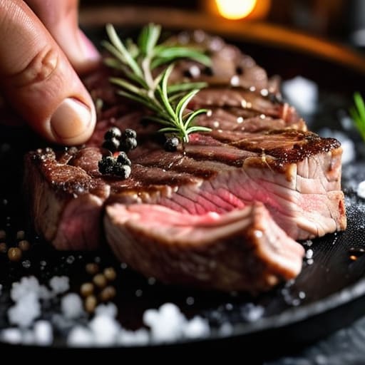 Learning how to season food properly.