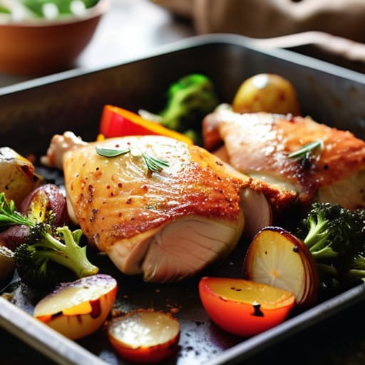 Easy simple sheet pan dinners recipe.